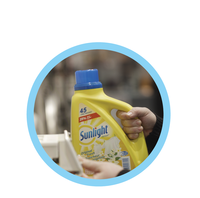 Sunlight detergent